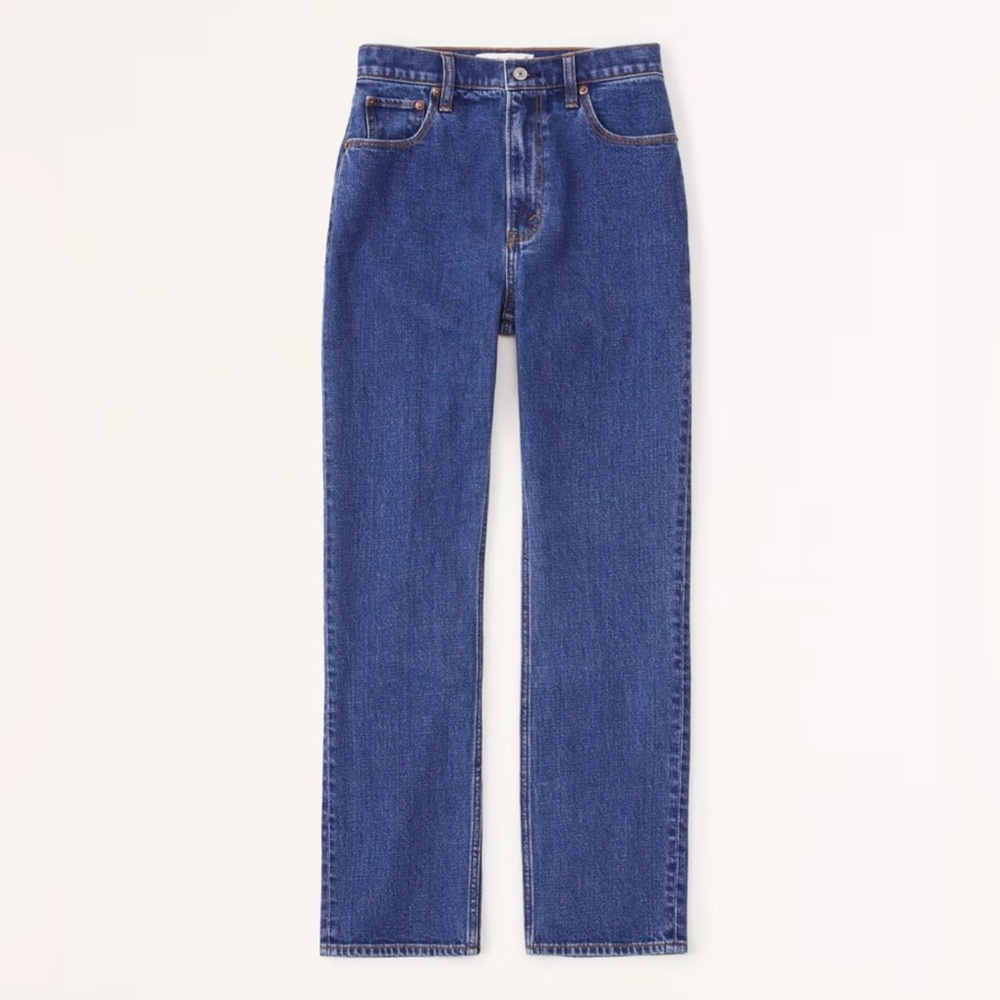 NWOT Abercrombie Ultra High Rise Straight Ankle Jeans 0XL